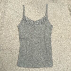 Lacy Light Gray Camisole